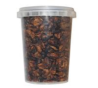 Vers à voie séchés au congélateur - Aliment pour reptiles, tortues, oiseaux, carpes koi, poissons - 500 ml