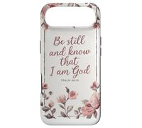 vers biblique, Soyez Calme et sachez Que Je suis Dieu Coque pour iPhone Air