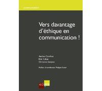 VERS D AVANTAGE ETHIQUE EN COMMUNICATION