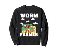 Vers de terreau drôle pour agriculture Sweatshirt