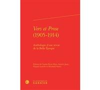 Vers et Prose (1905-1914) Didier Alexandre (Direction), Anonyme (Auteur)