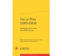 Vers et Prose (1905-1914) Didier Alexandre (Direction), Anonyme (Auteur)