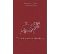Vers Un Nouveau Manifeste