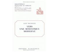 Vers Une Sémantique Moderne