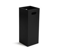 Versa Basic Porte-Parapluie Noir, Style Minimaliste, 53 x 21 x 21 cm, Bois MDF, Noir
