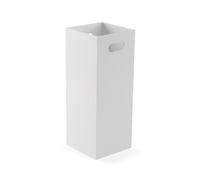 Versa Basic White Porte-Parapluie, Style Minimaliste, 53 x 21 x 21 cm, Bois MDF, Blanc