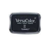 Versa Color Tampon Encreur Pigmenté, Noir, 9,6x6,3x1,8cm