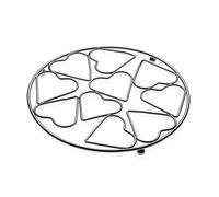 Versa Dessous de Plat Coeurs Métal Acier (20 x 1 x 20 cm)