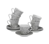 Versa Ensemble de Tasses à café Palmier Porcelaine
