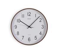 Versa Horloge Murale en Plastique Quartz Bois MDF 5 x 35 x 35 cm Multicolore