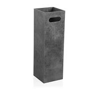 Versa Jackson Porte-Parapluie Moderne pour entrée, Chambre ou Hall, Dimensions (l x L x P) 48,5 x 15 x 15 x 15 cm, Bois MDF Gris