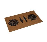 Versa Paillasson Santiago, Style Rustique Moderne, 2 x 70 x 40 cm, Polyester, Marron