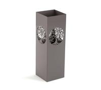 Versa Porte-Parapluie Arbre de Vie Gris Métal Fer 15 x 49 x 15 cm