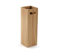 Versa Porte-Parapluie en Bois de Style Minimaliste 48 x 15 x 15 cm en Bois MDF Beige Clair