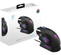 Versa Pro Wireless + Mouse Dock Pro Souris Gaming - Station D'Accueil, Capteur Optique 26000 Dpi, Balayage 1000 Hz, Pour Droitier, Switches Optiques Omron 70M+ Clics, Bat. 80 Heures, 97G - Filaire