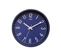 Versa Raven Horloge Murale avec Nouveau MÉCANISME ET QUALITÉ AMÉLIORÉE, Silencieuse et Décorative, pour Cuisine, Salon ou Salle à Manger, Dimensions (H x L x P) 20 x 4,3 x 20 cm, Polypropylène, Bleu