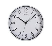 Versa Raven Horloge Murale pour la Cuisine, Le Salon, la Salle à Manger ou la Chambre. Pendule Murale, pour Cuisine, Salon ou Salle à Manger, 30 x 4,3 x 30 cm, Polypropylène, Blanc et Noir