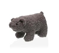 Versa Soutien-gorge de porte gris ours textile 12 x 18 x 29 cm