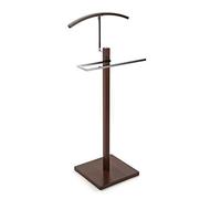 Valet de Chambre Multifonctionnel Wengue - 112 x 35 x 35 cm - Penderie pour Vêtements en Bois - Marron - Versa