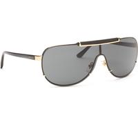 Versace Lunettes de soleil Homme VE2140 100287 Métal Or Verres gris Pilote