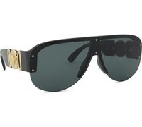 Versace Homme Versace VE4391 GB1/87 Lunettes de soleil Nylon Noir Gris Géométrique Normale