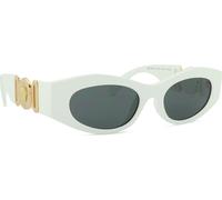 Versace Lunettes de soleil VE 4480U (314/87) Femme – Monture blanche, verres gris