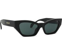 Versace Lunettes de soleil VE4488U GB1/87 Acétate Noir Verre gris œil-de-chat 53 mm