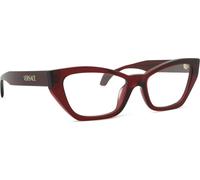 Versace Femme Versace VE3373U 5512 Montures optiques Acétate Rouge Cat Eye Normale