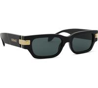 Versace Lunettes de soleil Homme VE4465 GB1/87 Acétate noir verres gris Carré 53 mm