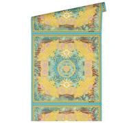 Versace Papier peint mural 387031 Motif jungle Palmiers Logo Medusa Multicolore 10,05 x 0,70 m