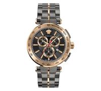 Versace Aion VE6CA0723 Montre chronographe pour homme en acier inoxydable
