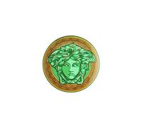 Versace - Amplified Assiette soucoupe 17 cm vert or porcelaine
