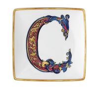 Versace Rosenthal - Holiday Alphabet - C - Coupelle Carrée Plate 12 Cm X 12 Cm
