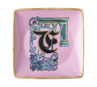 Versace Rosenthal - Holiday Alphabet - F - Coupelle Carrée Plate 12 Cm X 12 Cm