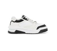 Versace - Baskets en cuir émaillé grec - Femme - Chaussures - Blanc - Taille: 39 EU