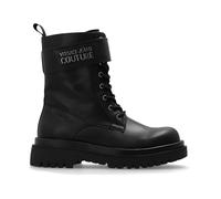 Versace - Bottines de Combat Logo - Femme - Chaussures - Noir - Taille: 41 EU