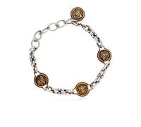 Versace - Brass Medusa Head Bracelet - unisex - Accessoires - Gris - Taille: ONE Size