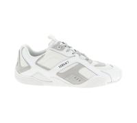 Versace - Calfskin Suede Technical Baskets - Homme - Chaussures - Blanc - Taille: 45 EU