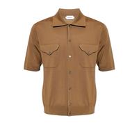 Versace - Cardigan à Manches Courtes - Homme - Pulls - Brun - Taille: XL