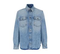 Versace - Chemise en denim avec clous - Homme - Chemises - Bleu - Taille: M