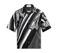 Versace - Chemise en soie Formula 6 - Homme - Chemises - Noir - Taille: 2XL