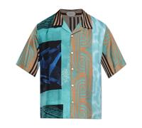 Versace - Chemise en twill de soie imprimé - Homme - Chemises - Multicolore - Taille: XL