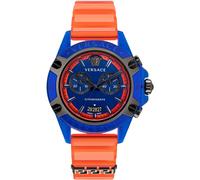 Versace - Chrono Active - Homme - Accessoires - Bleu - Taille: ONE Size