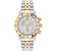 Versace - Chronographe pour homme Hellenyium Chrono bicolor 44 mm Ve2U00422 - Homme - Accessoires - Gris - Taille: ONE Size