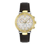 Versace - Chronographe Urban Mystique Montre en Cuir - Homme - Accessoires - Jaune - Taille: ONE Size