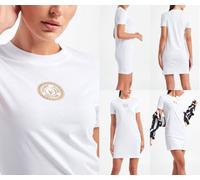 Versace Couture V Logo Chemisier-Robe Mini Robe De Bal Plage Travail Fête