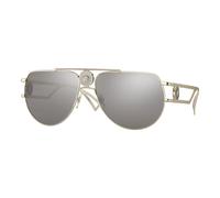 Versace - Enamel Medusa Lunettes de soleil Pale Gold/Grey - Homme - Accessoires - Jaune - Taille: ONE Size
