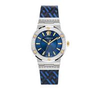 Versace, Femme, Accessoires, Bleu, Taille: ONE Size Montre Greca Logo