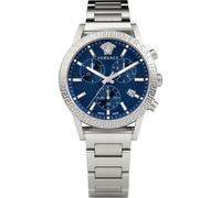 Versace, Femme, Accessoires, Gris, Taille: ONE Size Sport Tech Chronographe Montre en Acier Inoxydable