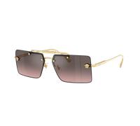 Versace Femme Sunglass VE2245 - Couleur du Monture: Or, Couleur de Lentille: Pink Gradient Grey Flash Silver